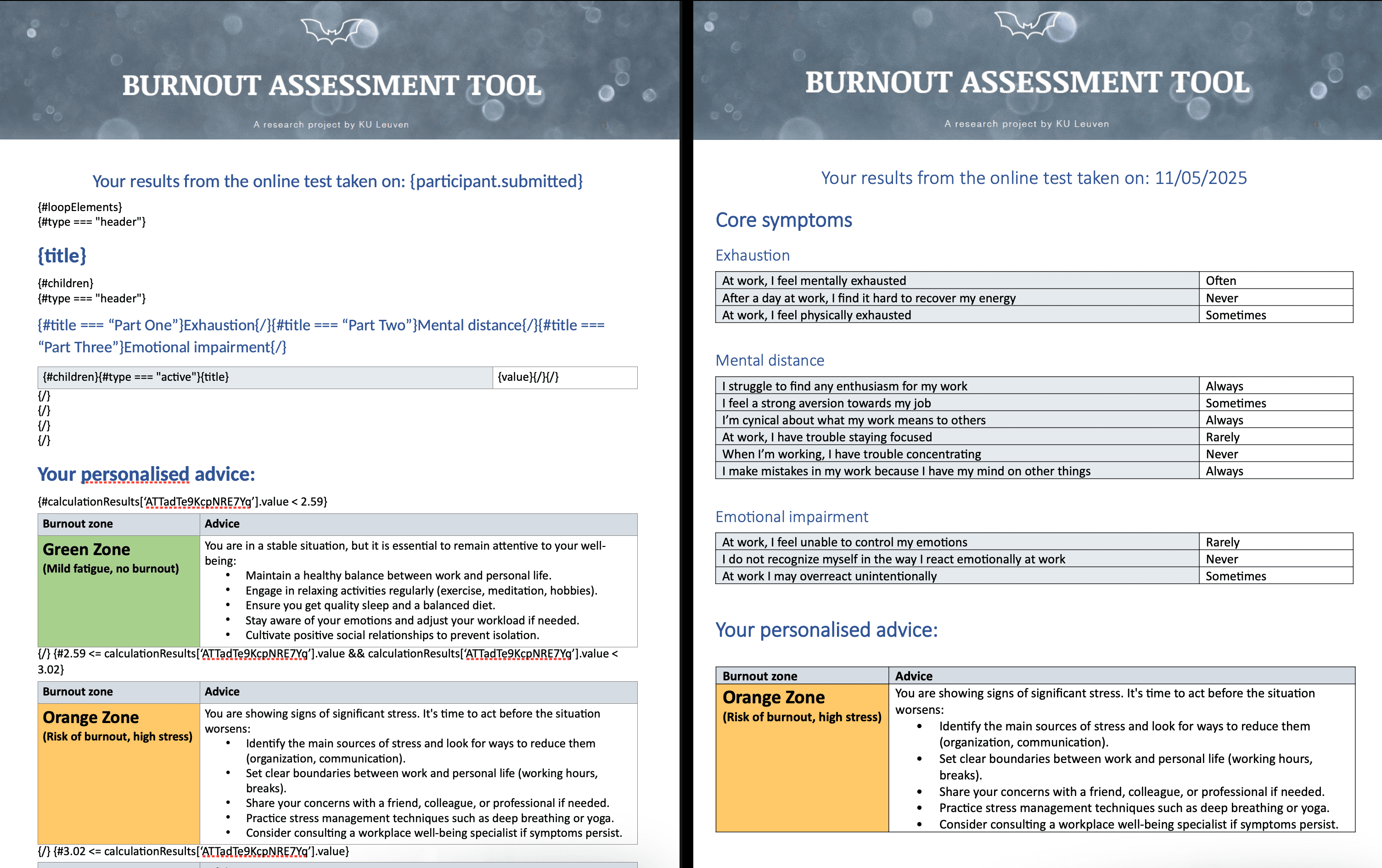 PDF Report Generation