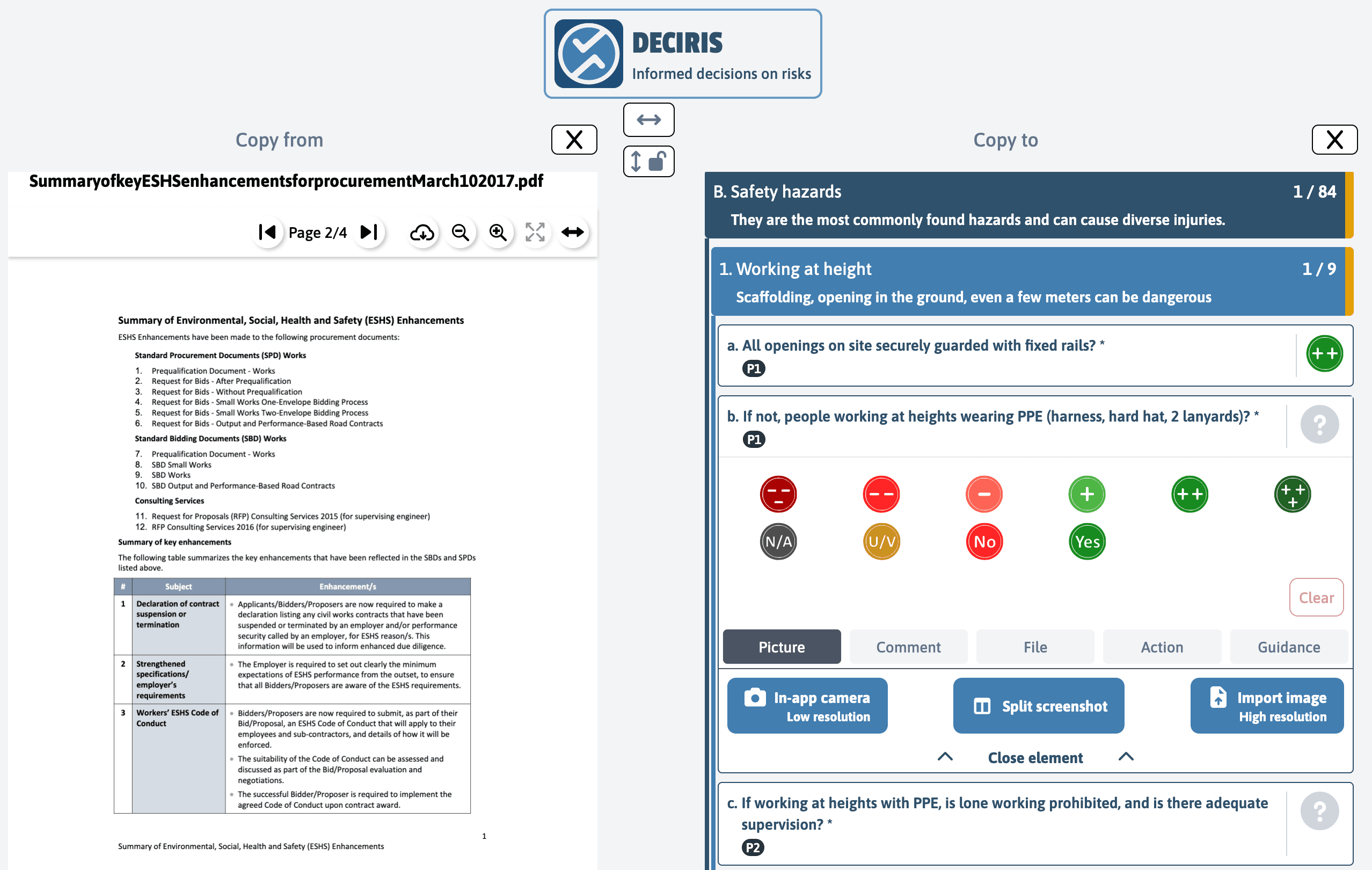 Split Screen View